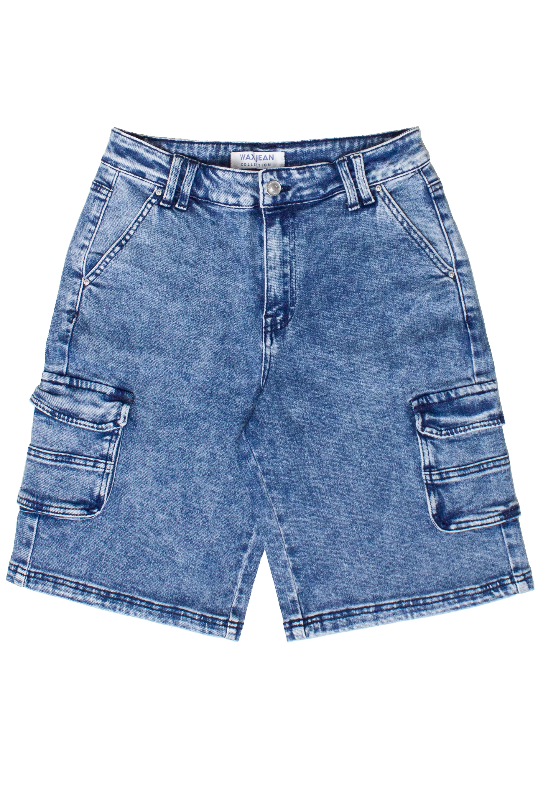 Acid Wash Cargo Jorts - Image 10