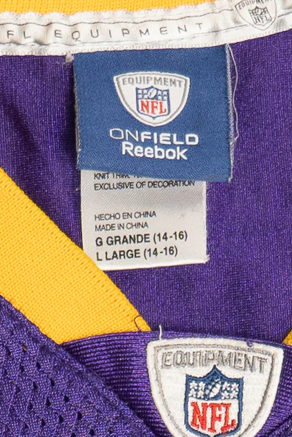 Adrian Peterson #28 Minnesota Vikings Reebok Football Jersey - Image 5