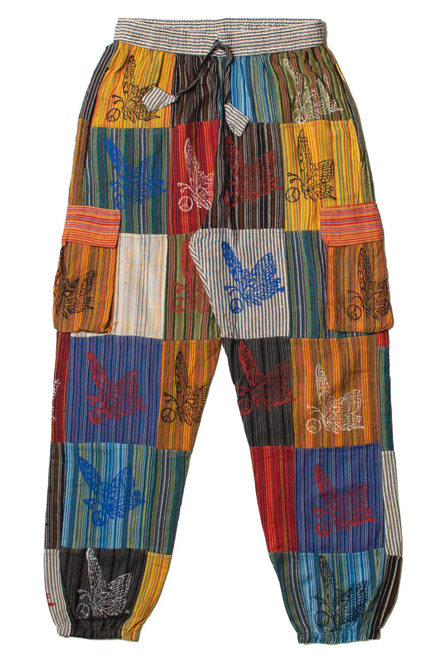 Butterfly Patchwork Joggers - Image 6