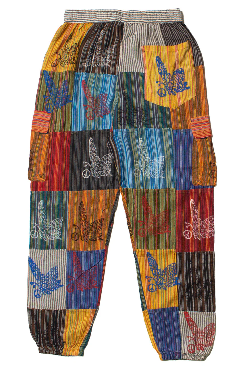Butterfly Patchwork Joggers - Image 8