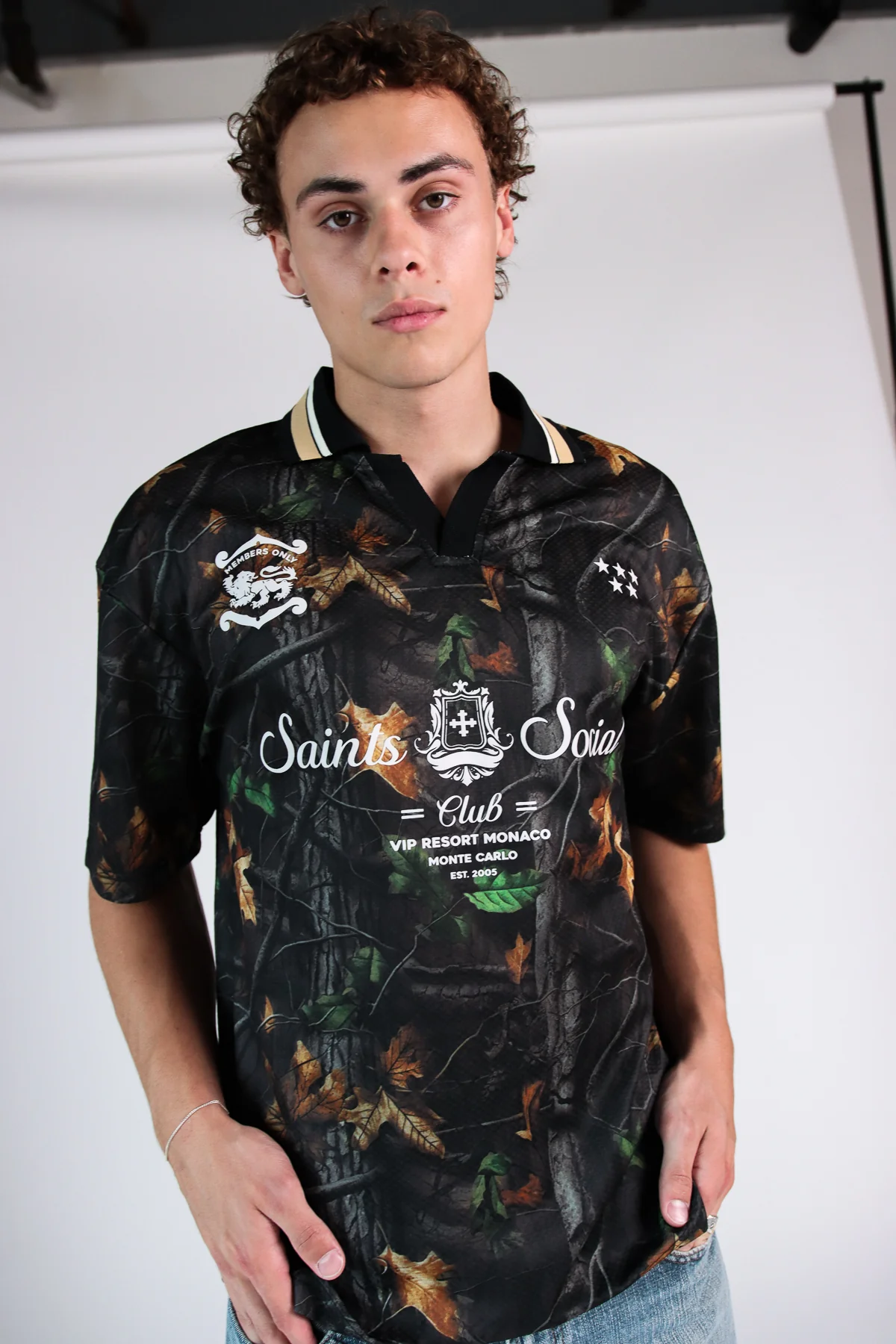Camo Saints Social Club Soccer Shirt - Image 4