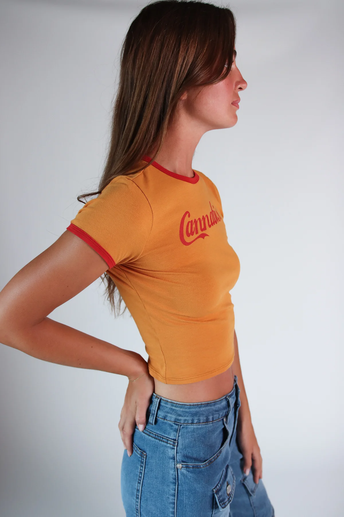 Cannabis Ringer Tee - Image 6