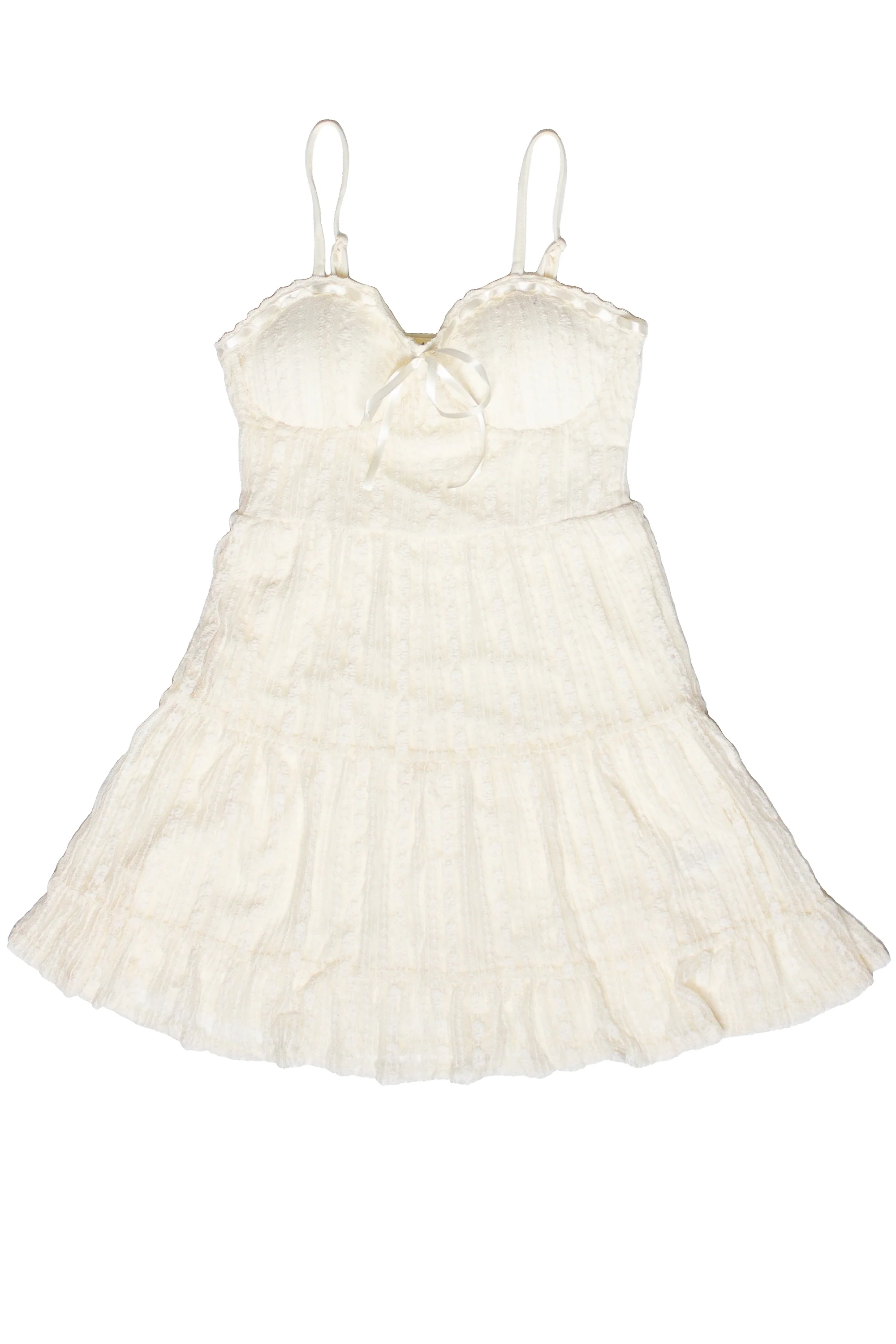 Floral Lace Bustier Mini Dress - Image 6