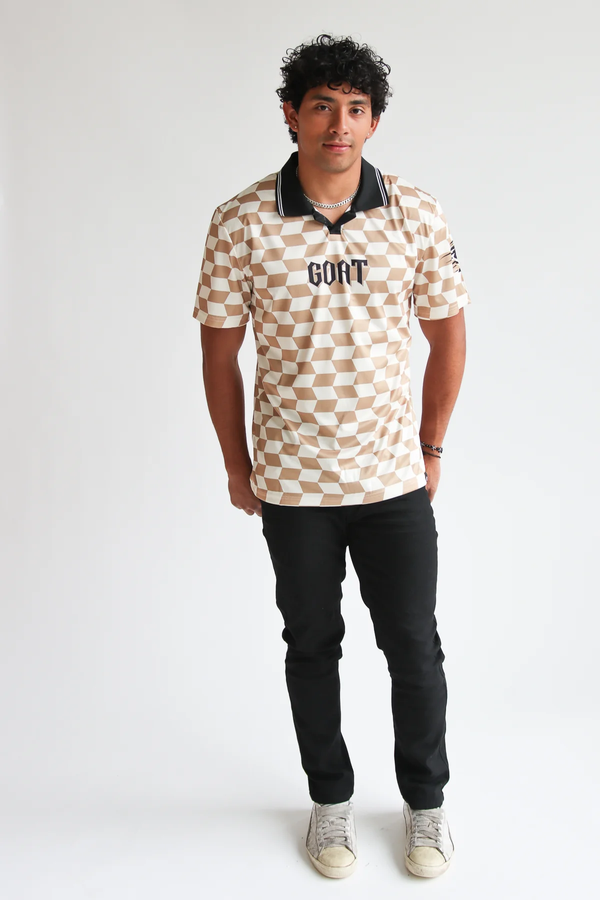 GOAT Checkered Soccer Jersey - Image 5