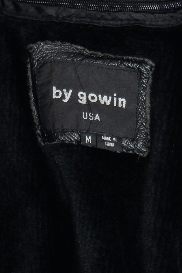 Gowin Hooded Leather Coat With Lining (2010s) - Image 6
