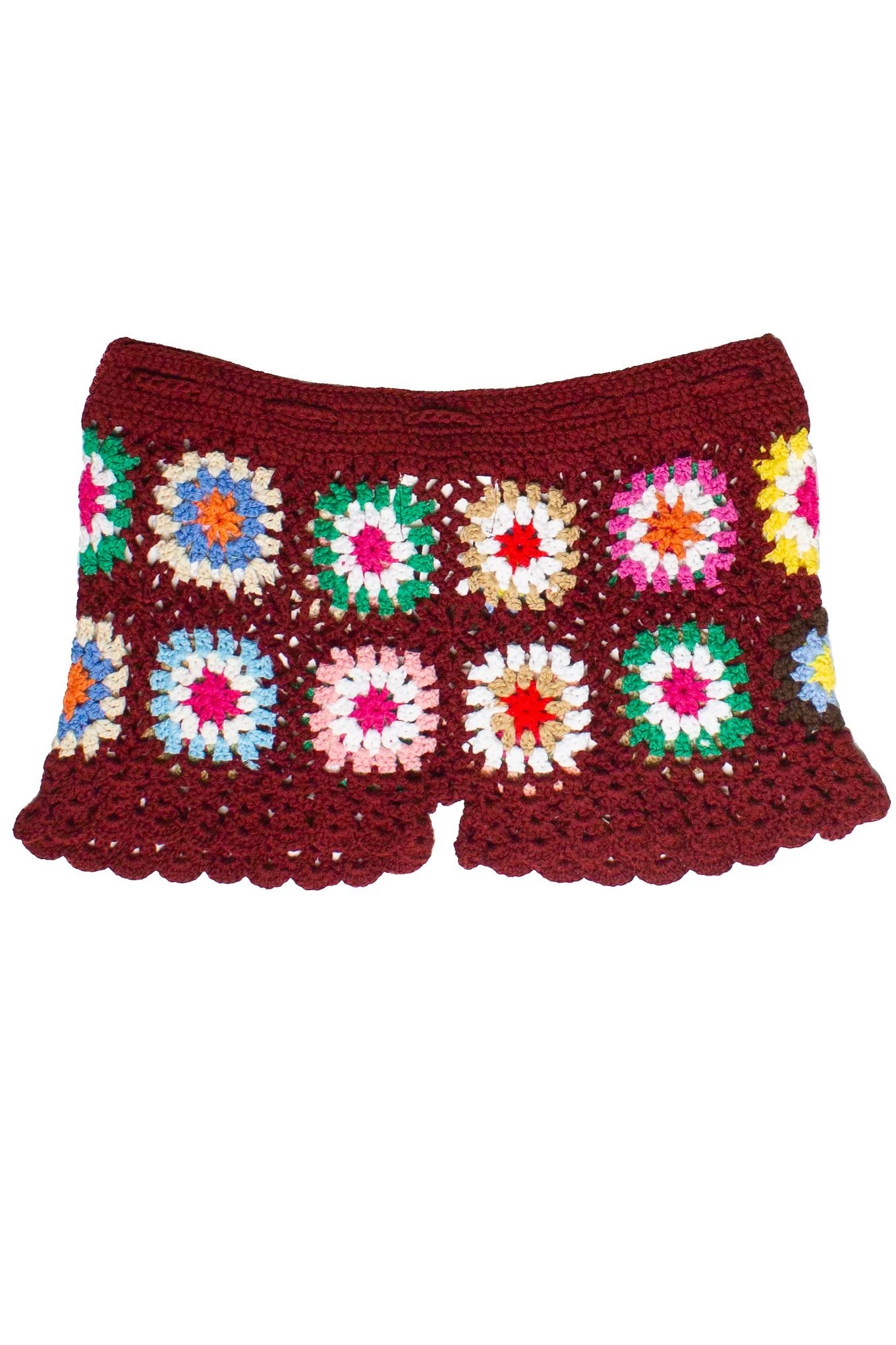 Granny Square Crochet Shorts - Image 9