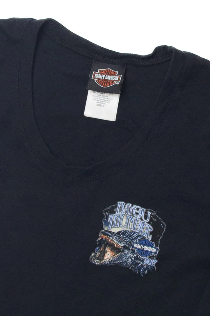 Harley Davidson Bayou Thunder T-Shirt (2010s) - Image 3