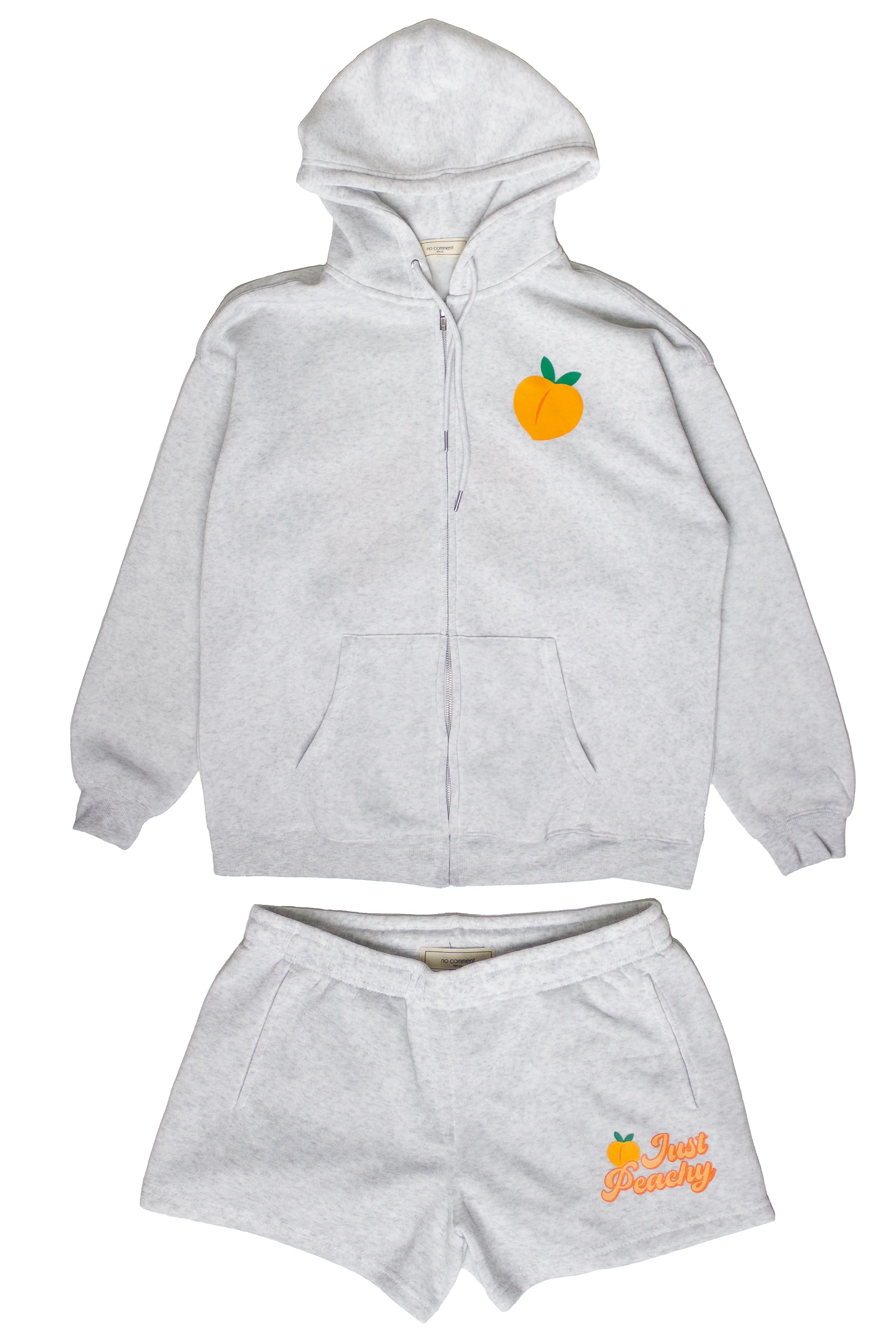 Just Peachy Oversized Zip Up Hoodie - Image 10