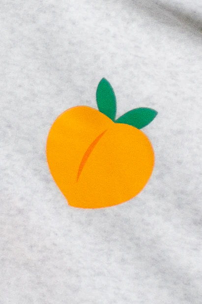 Just Peachy Oversized Zip Up Hoodie - Image 7