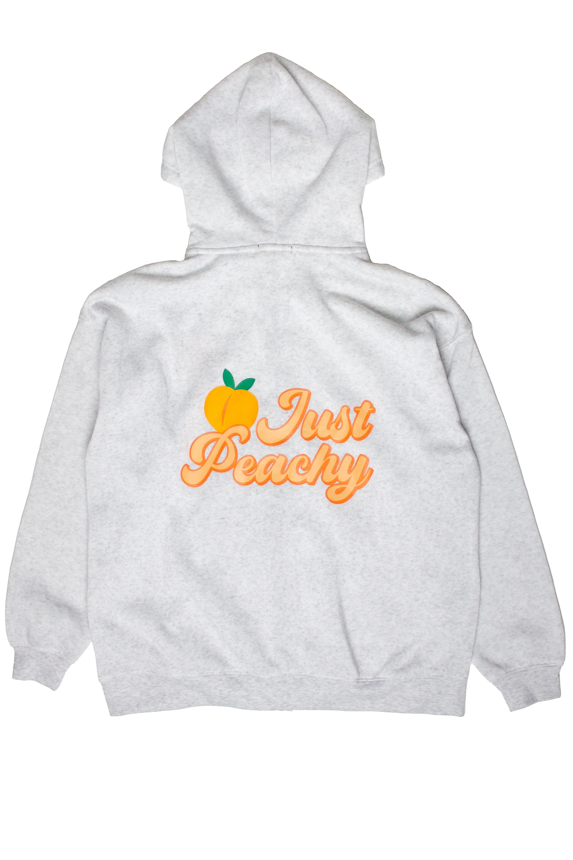 Just Peachy Oversized Zip Up Hoodie - Image 8