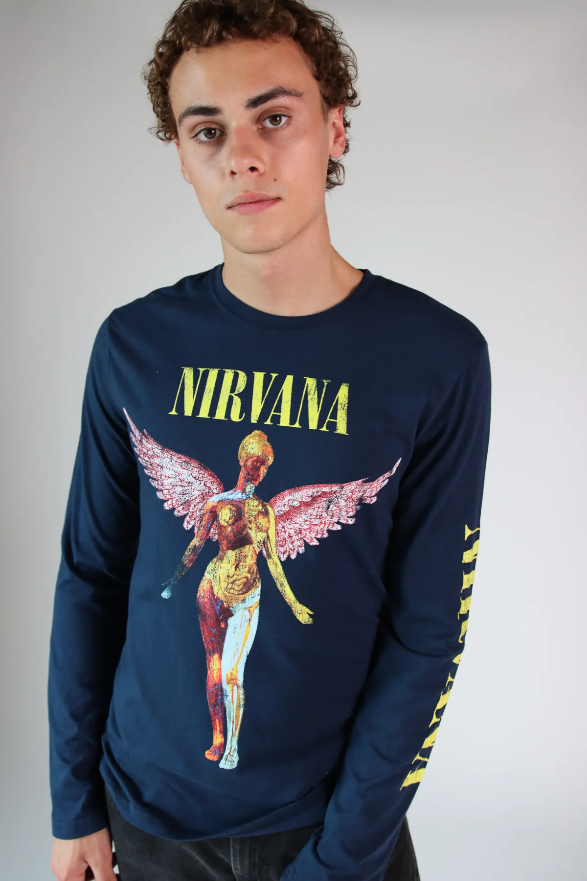 Nirvana In Utero Long Sleeve Graphic T-Shirt - Image 3