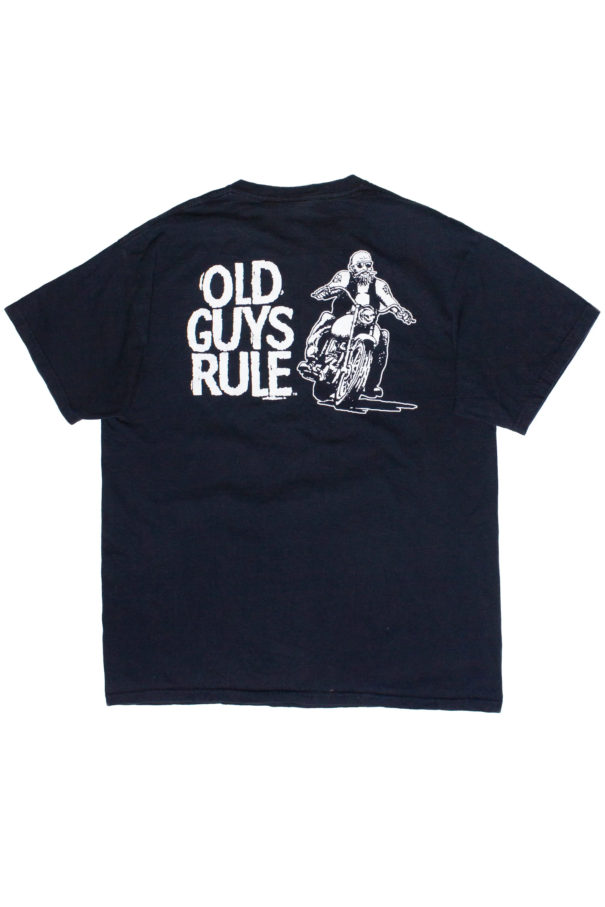 Old Guys Rule Motorcycle Graphic T-Shirt - Image 4