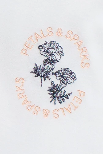 Petals & Sparks Embroidered Patch Graphic - Image 5