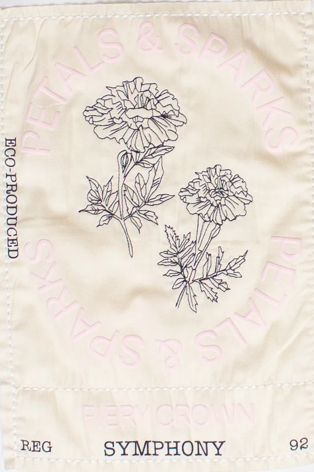 Petals & Sparks Embroidered Patch Graphic - Image 7