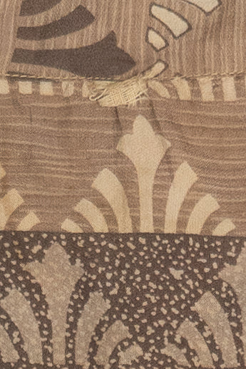 Rare Vintage Hawaiian Long Sleeve Shirt Quarter Loop Button Detail 40/50s - Image 6