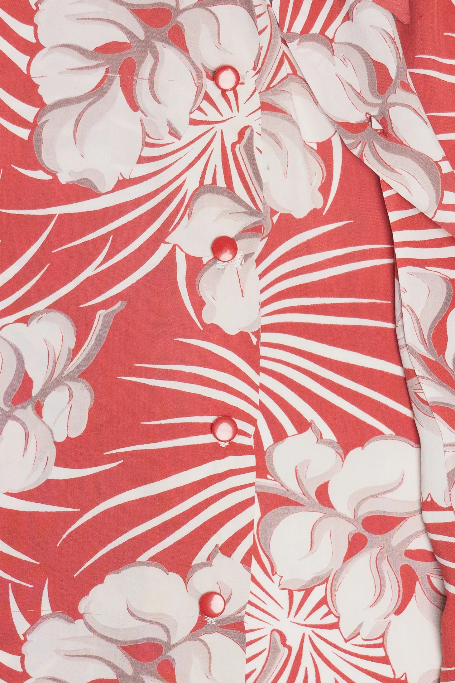 Rare Vintage Hawaiian Shirt With Loop Collar Lucky Boy Sportswear 40/50s - Image 13