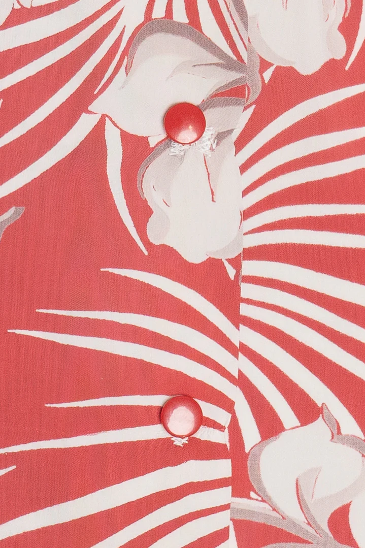 Rare Vintage Hawaiian Shirt With Loop Collar Lucky Boy Sportswear 40/50s - Image 14