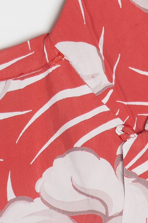 Rare Vintage Hawaiian Shirt With Loop Collar Lucky Boy Sportswear 40/50s - Image 5