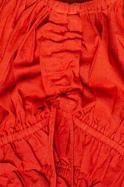 Ruched Front Peasant Crop Top - Image 19