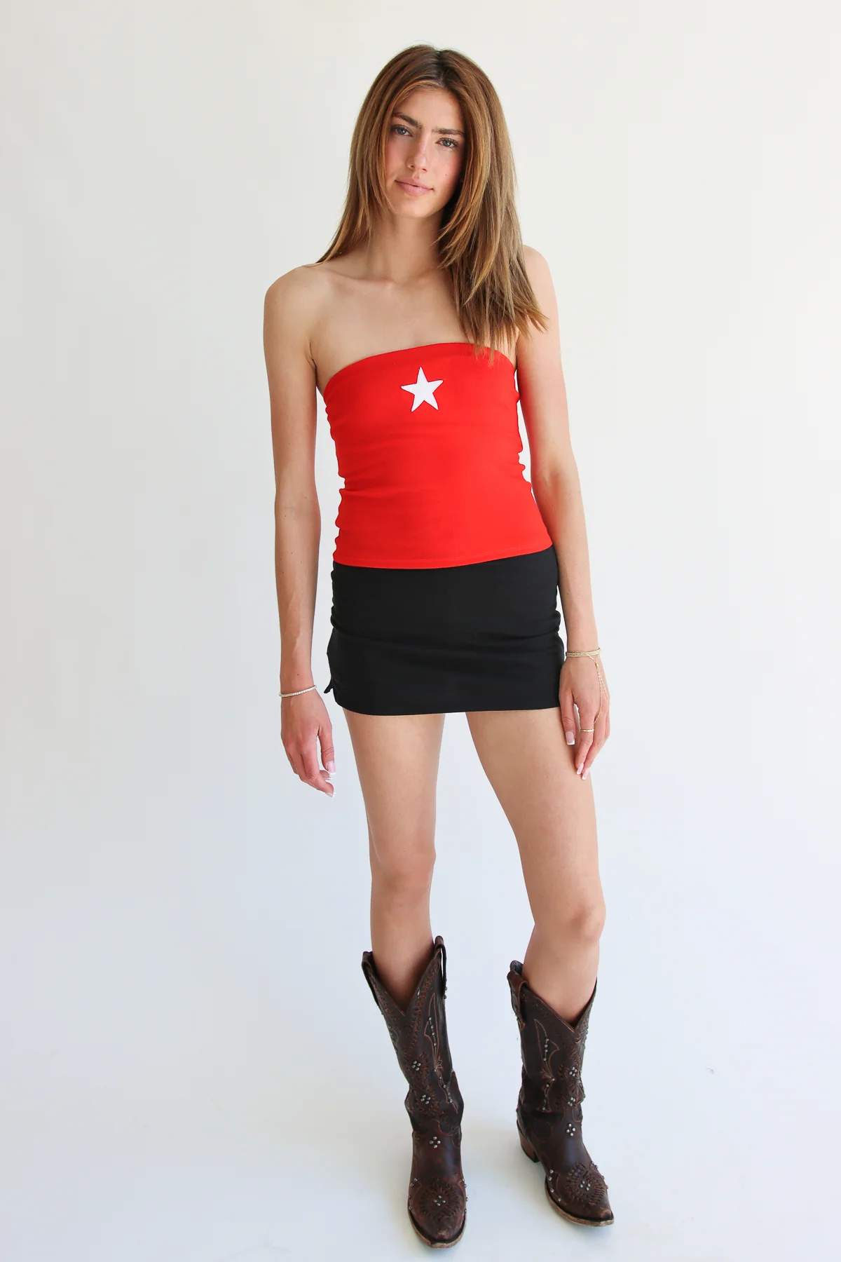 Star Patch Tube Top - Image 4