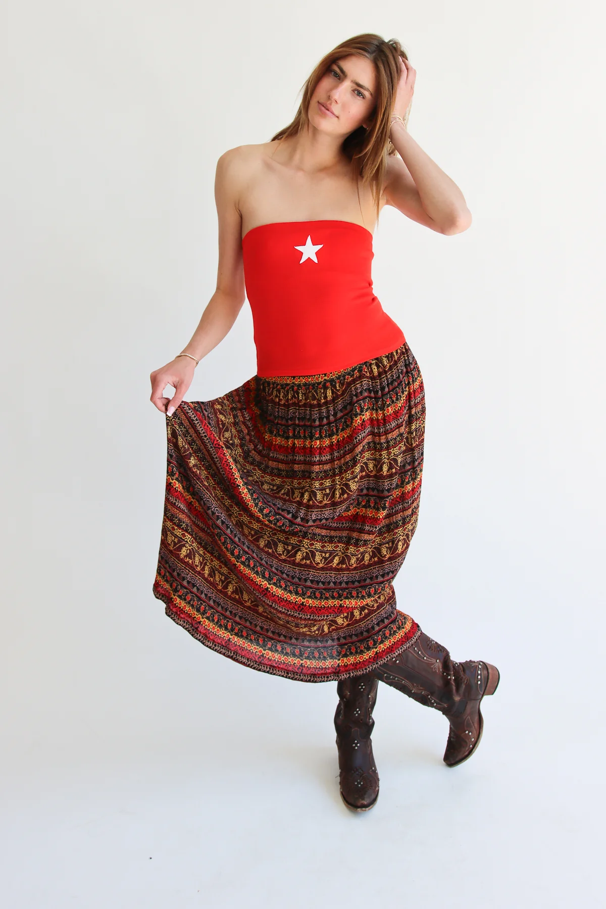 Star Patch Tube Top - Image 8