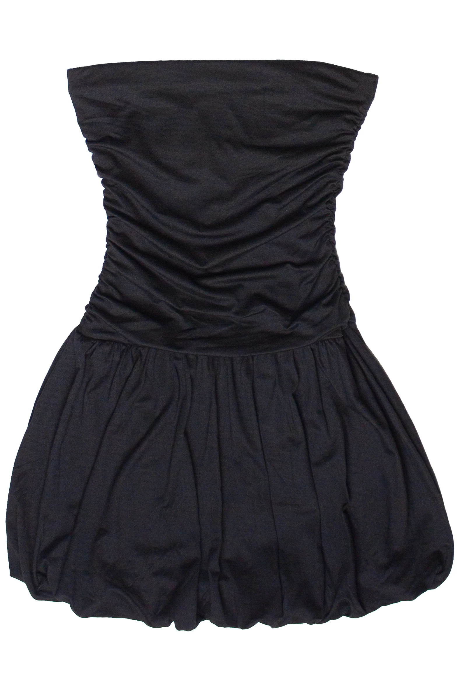 Strapless Bubble Hem Mini Dress - Image 5