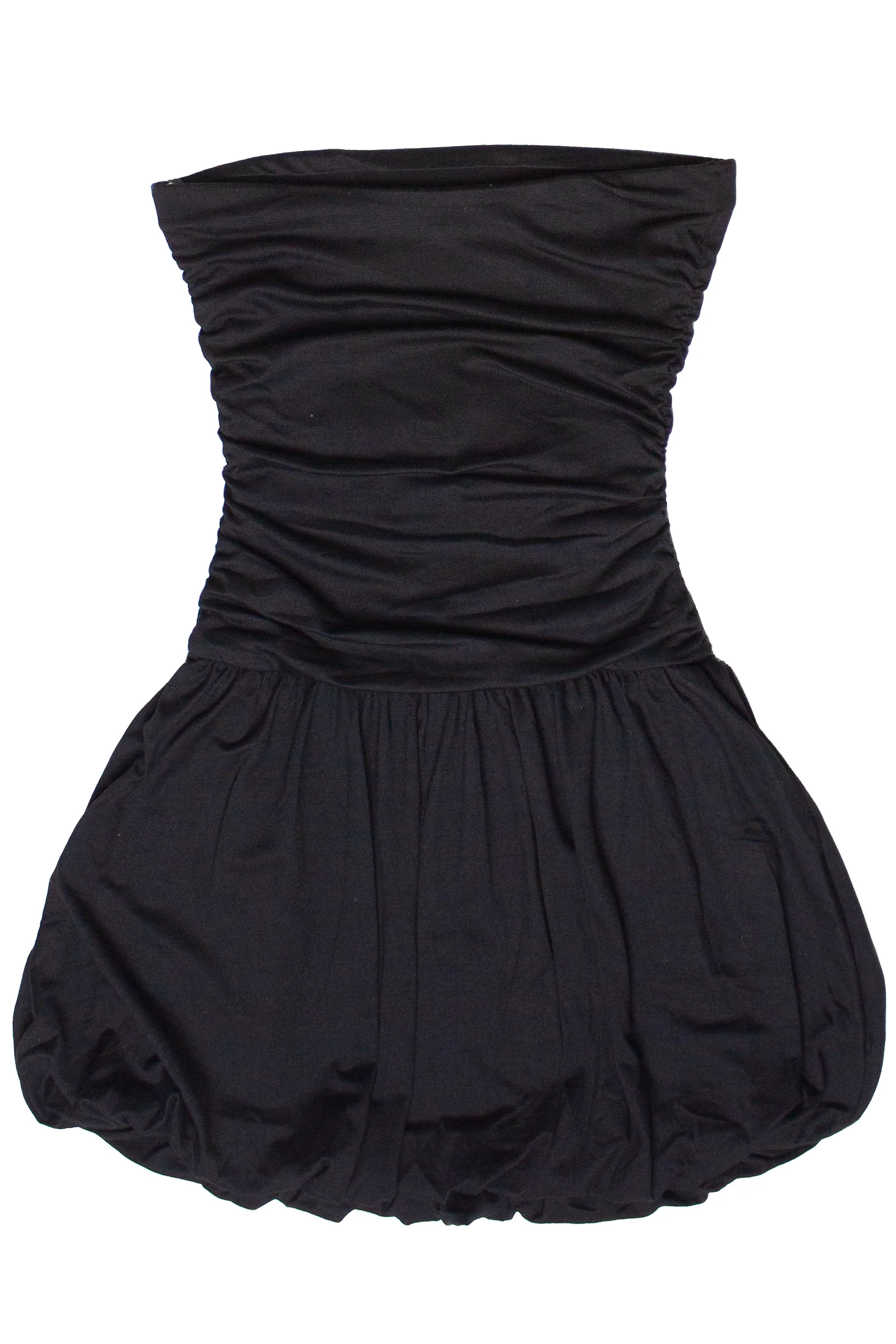Strapless Bubble Hem Mini Dress - Image 7
