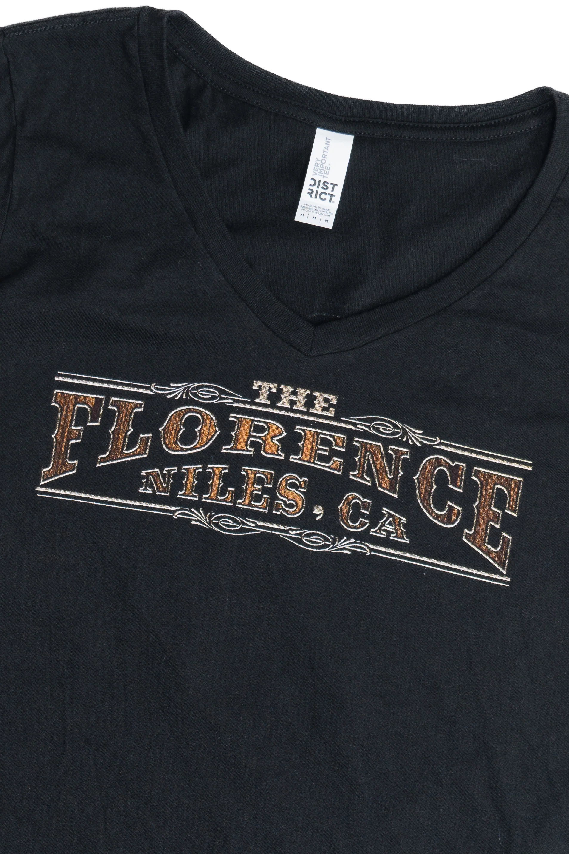The Florence Bar Niles, CA Motorcycle Flames T-Shirt - Image 3