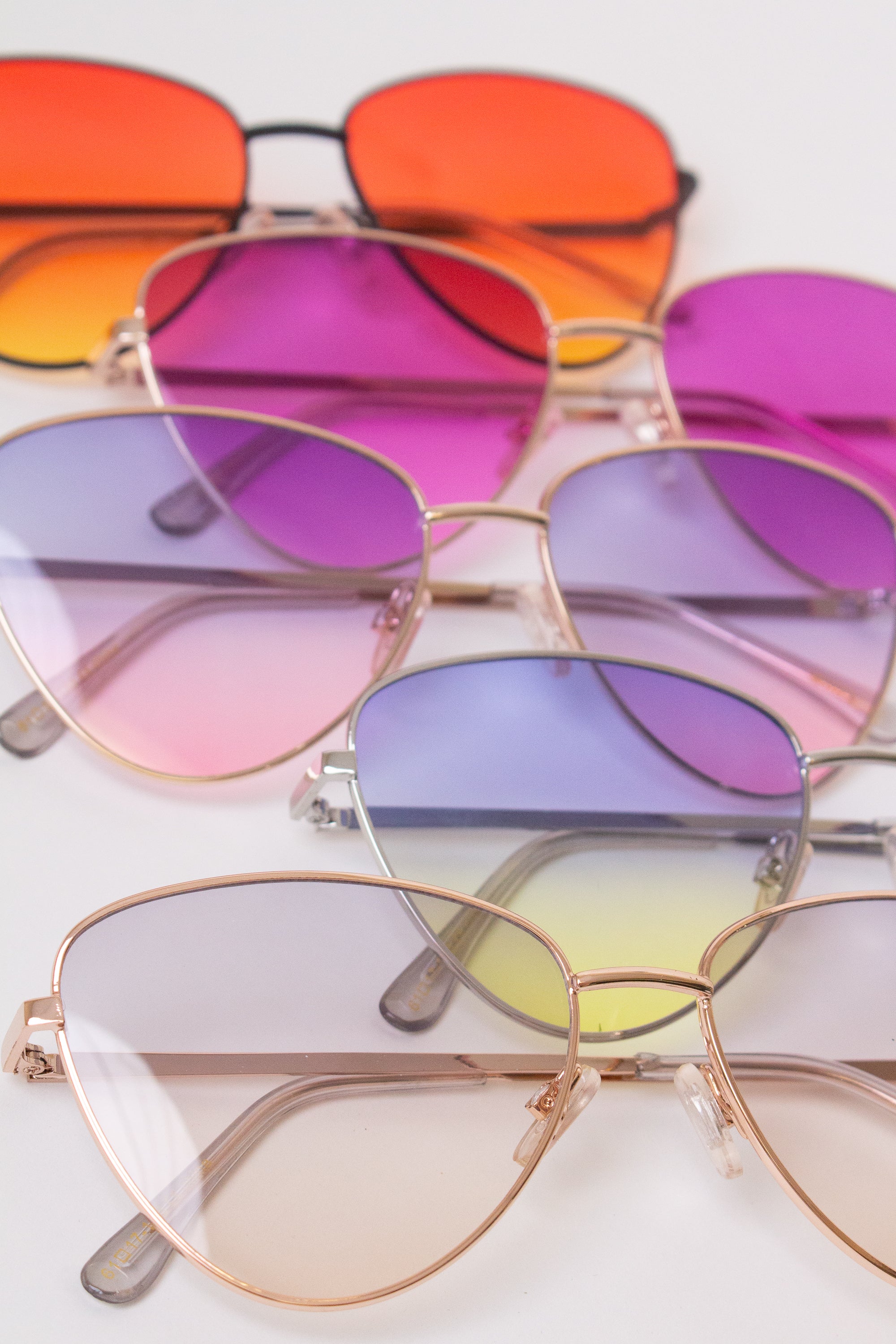 Triangle Ombre Sunglasses - Image 7