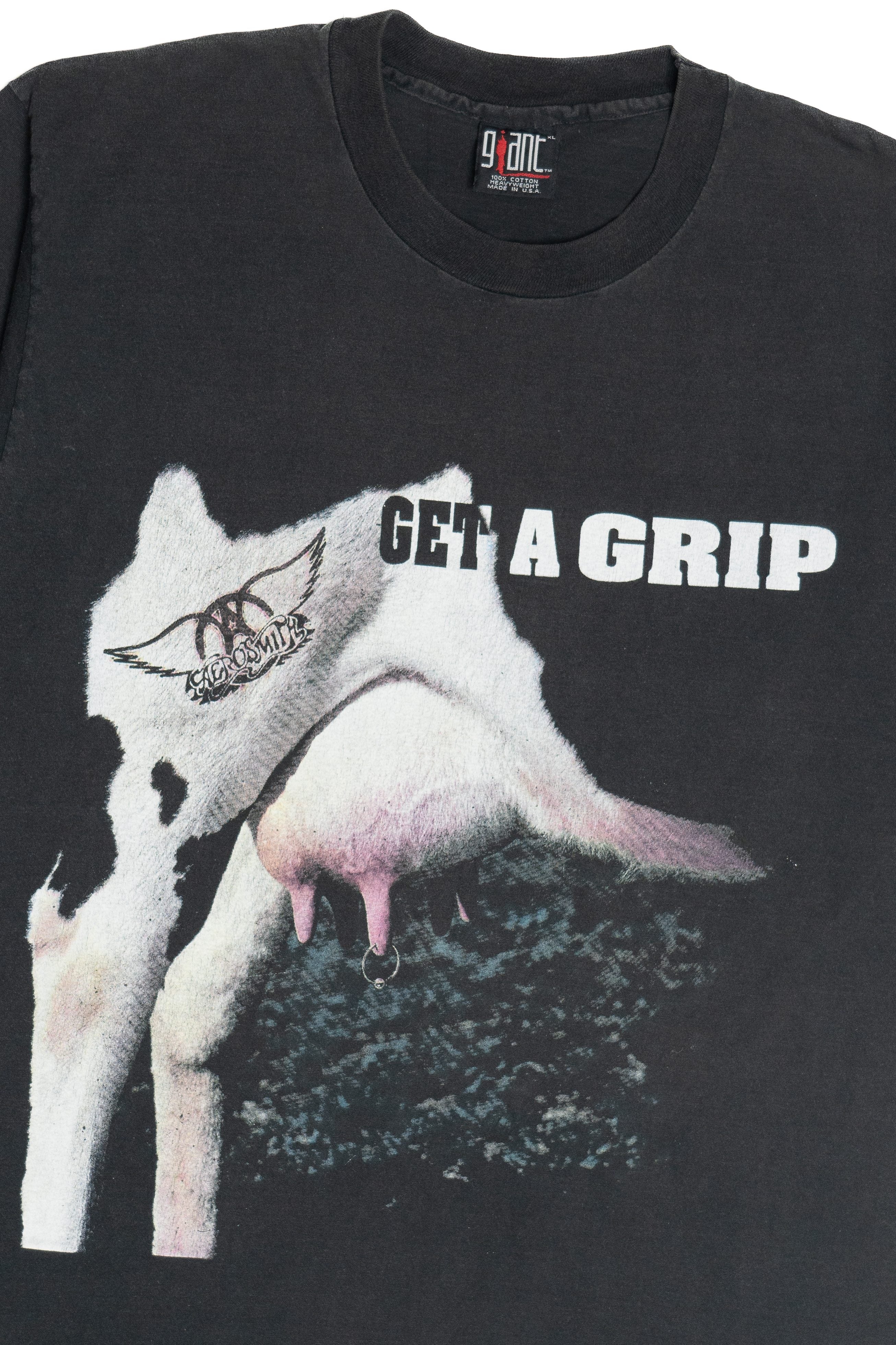 Vintage Aerosmith Get A Grip 1993 Tour T-Shirt (1990s) - Image 3