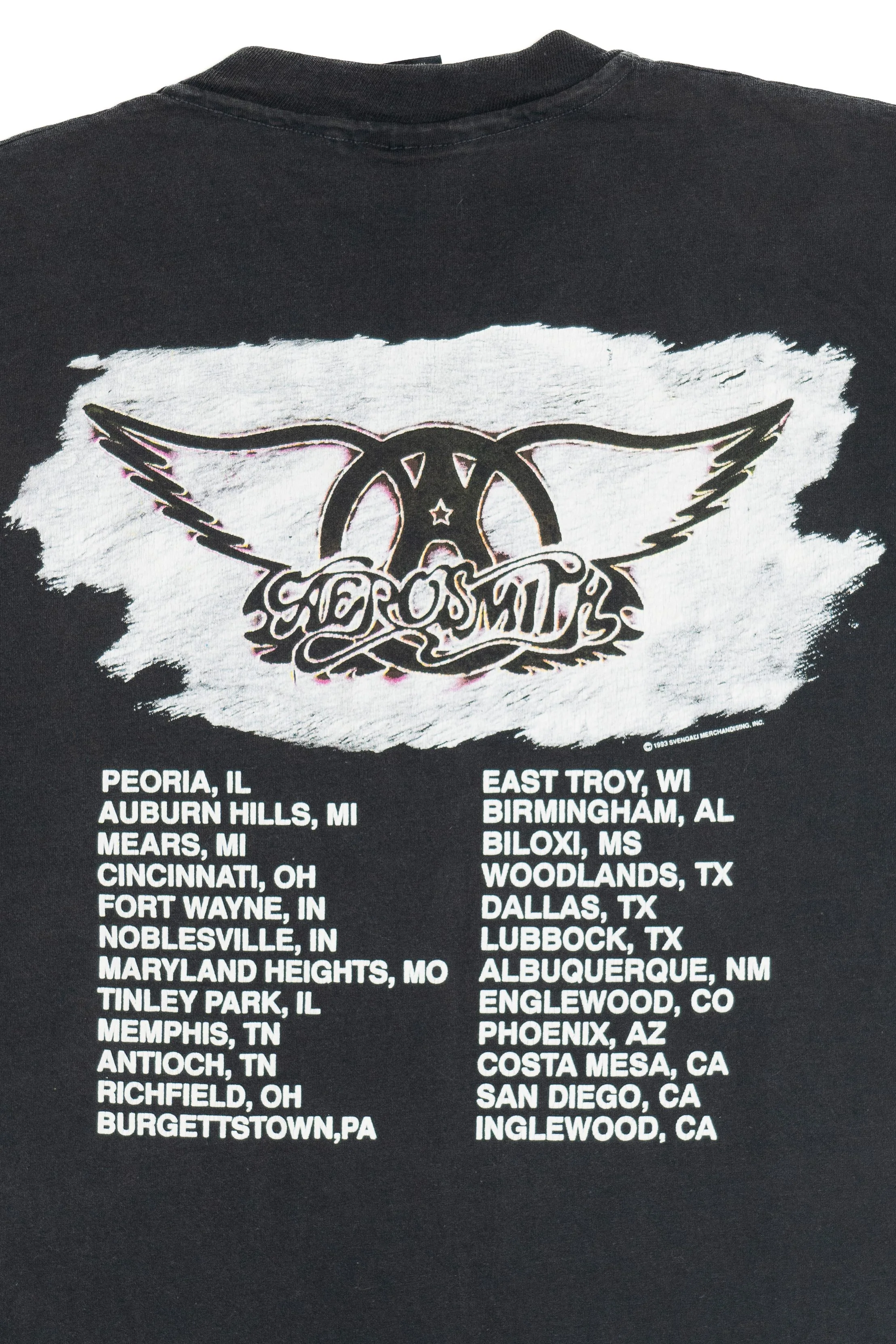 Vintage Aerosmith Get A Grip 1993 Tour T-Shirt (1990s) - Image 4