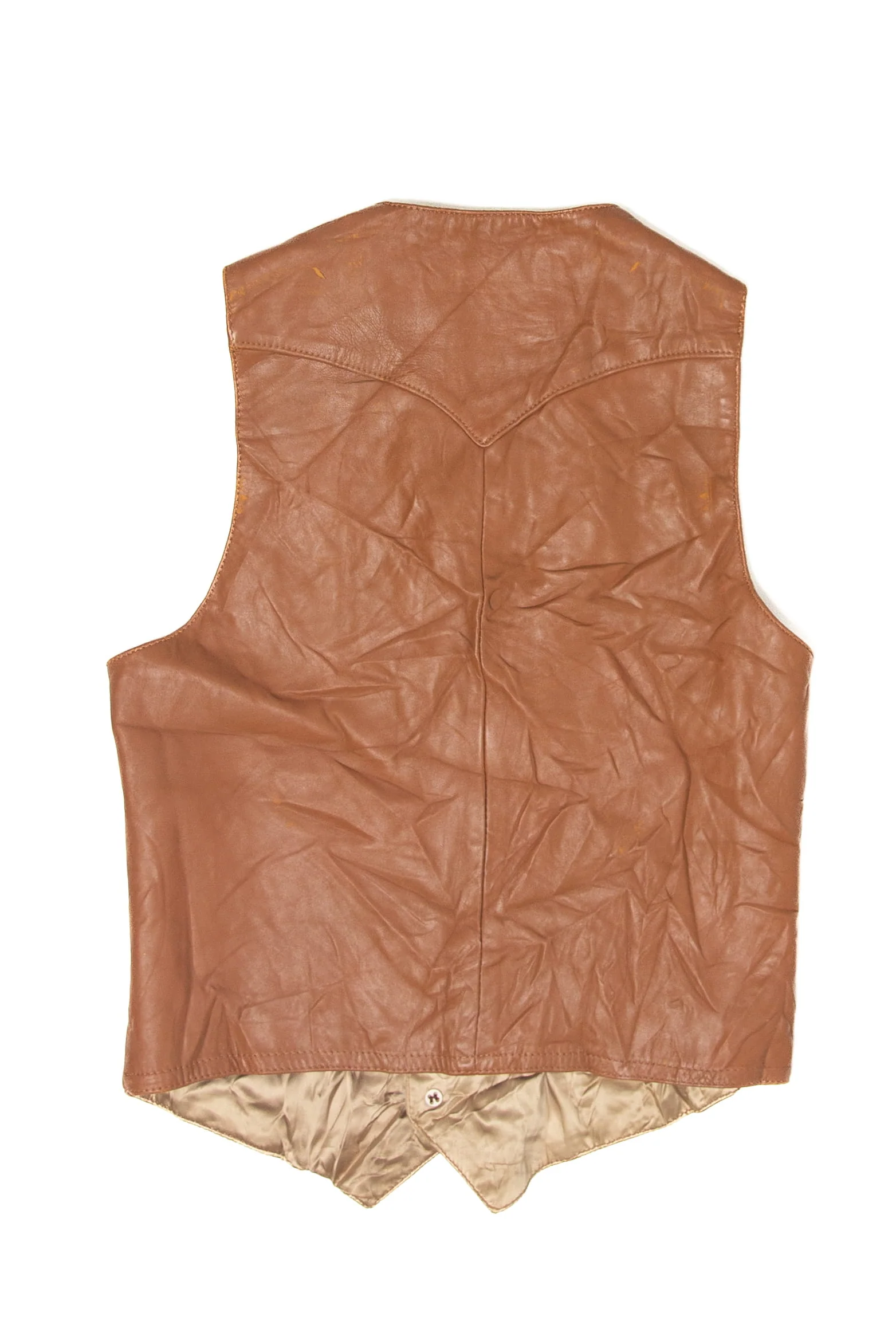 Vintage Beau-Geste Leather Vest (1980s) - Image 3