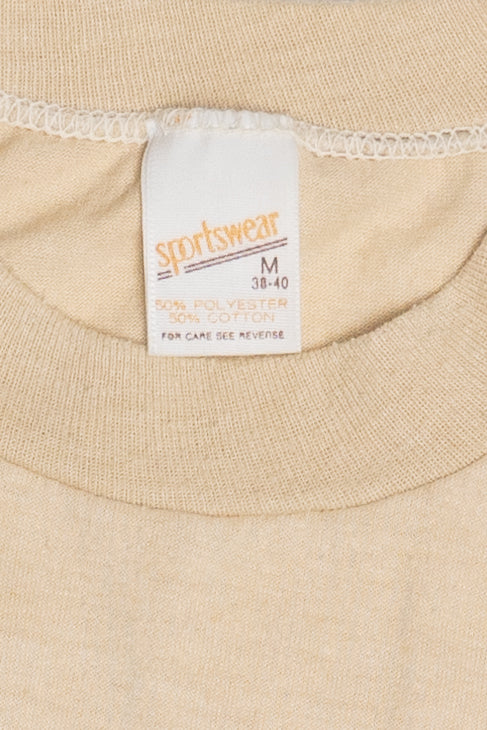 Vintage Bike Race Screen Print Single Stitch T-Shirt (1970s) - Image 3