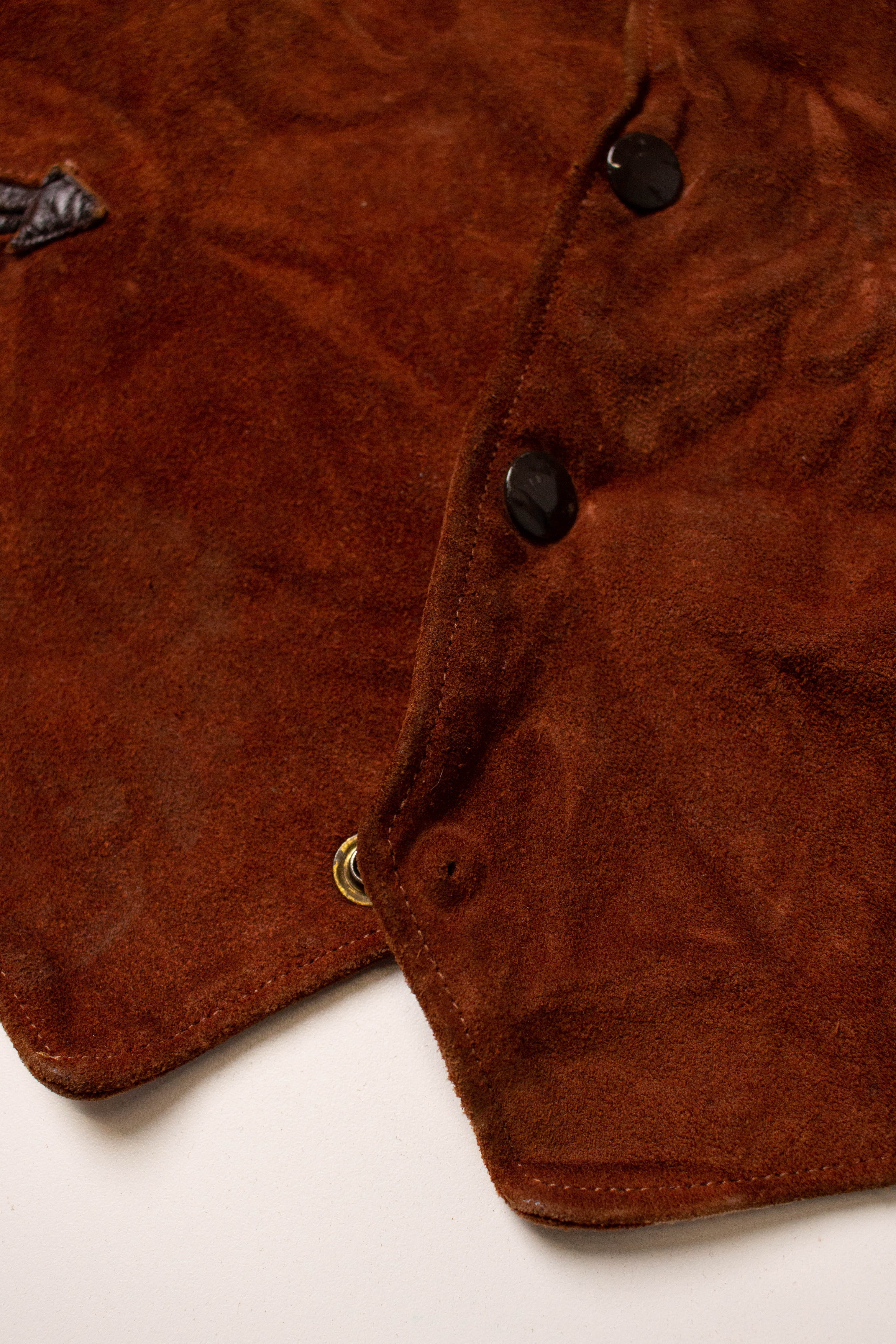 Vintage Brown Ruddock Suede Vest (1970s) - Image 4