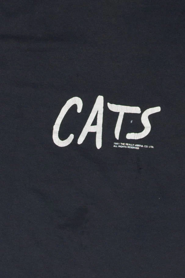 Vintage "Cats" Musical T-Shirt (1980s) - Image 3