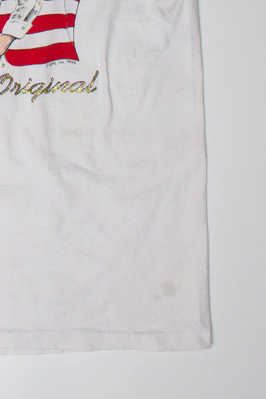 Vintage Elvis Cutoff Sleeveless T-Shirt (1995) - Image 3