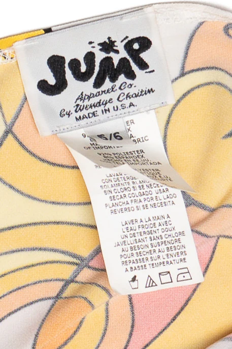 Vintage Groovy Bright Spiral Dress - Image 4