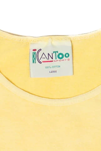 Vintage I Can Too Sleeveless T-Shirt (1990s) - Image 3