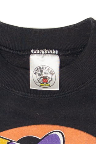 Vintage Mickey And Minnie Broom Halloween Sweater (1990s) - Image 3