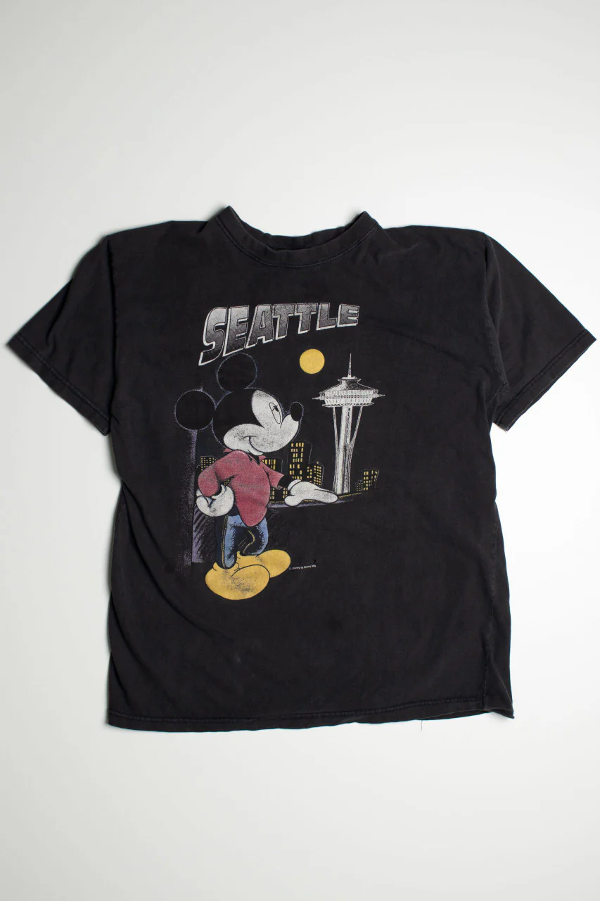 Vintage Mickey Mouse Seattle T-Shirt - Image 3