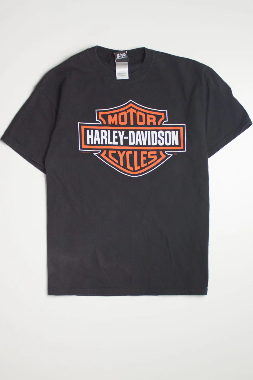 Vintage Mid America Harley Davidson T-Shirt - Image 3