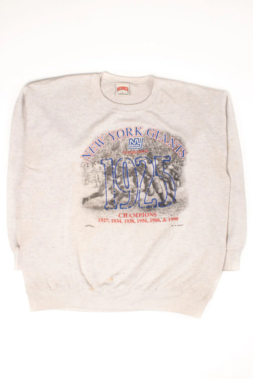 Vintage New York Giants Est. 1925 Sweatshirt (1994) - Image 3