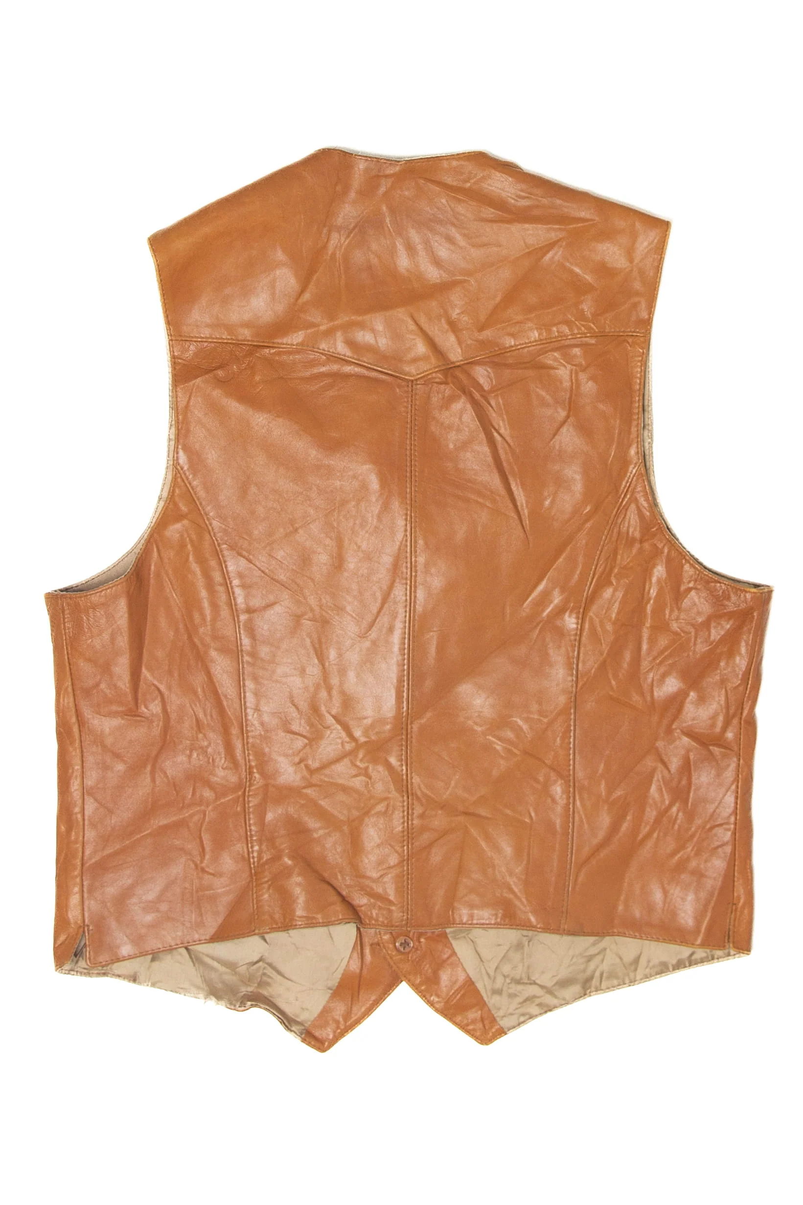 Vintage Silton Leather Vest (1980s) - Image 3