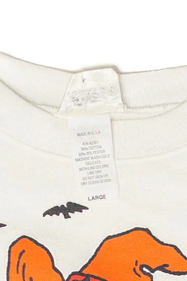 Vintage Snoopy Witch Happy Halloween Sweater (1990s) - Image 3