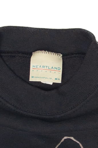 Vintage "Trick Or Treat" Witch Halloween Sweatshirt (1990s) - Image 3