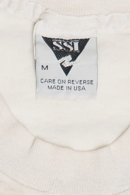 Vintage West Pac '89 USS Constellation US Navy Squadron Insignia Cut Off T-Shirt - Image 4