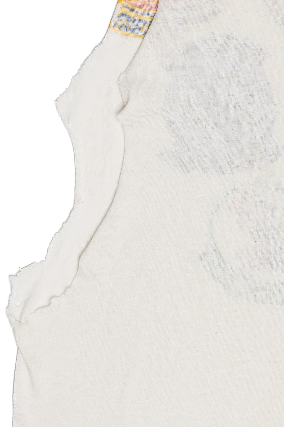 Vintage West Pac '89 USS Constellation US Navy Squadron Insignia Cut Off T-Shirt - Image 5